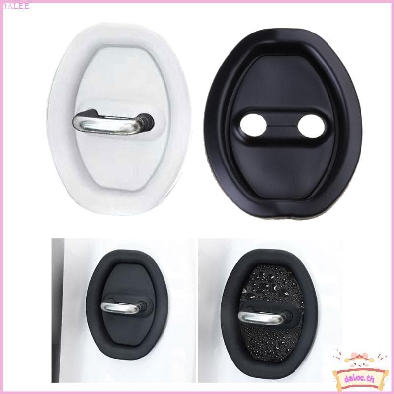 DALE 4 ชิ้นประตูล็อคบัฟเฟอร์ Damper Soundproof Pad Damping Protector สําหรับรถยนต์ SUV - รูปที่ 1