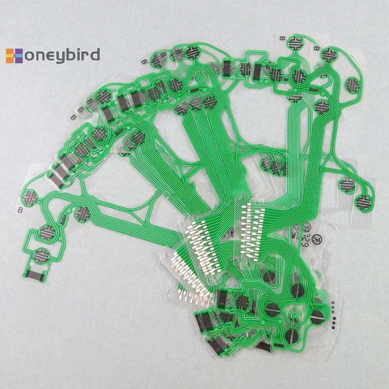 Honeybird ปุ่มเปลี่ยนริบบิ้นแผงวงจรสําหรับ PS4 Pro Slim Conductive ฟิล์มปุ่มกด Flex JDS 010 030 040 050 Nice - รูปที่ 1