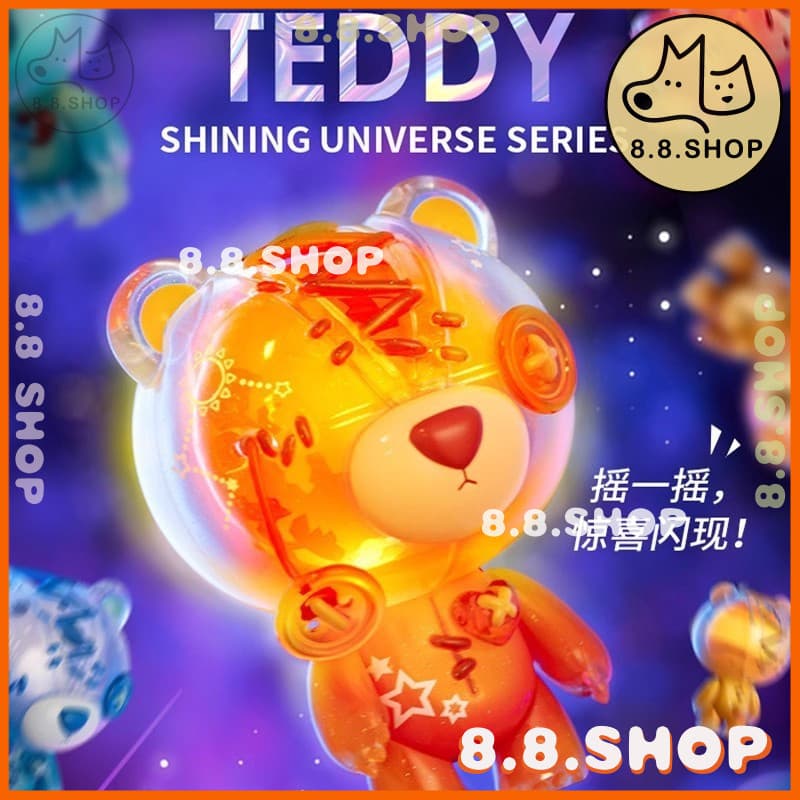 ✨8.8 ร้าน✨ของแท้ฉีกหมีจักรวาลขนาดเล็กในปาล์มของมือของคุณซีรีส์ของเล่นอินเทรนด์ตัวเลขเครื่องประดับของเล่นกล่องลึกลับ - รูปที่ 1