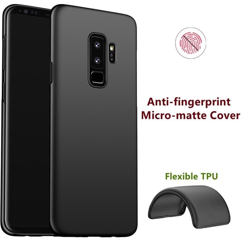 Soft TPU สําหรับ Samsung Galaxy S9 Plus S9 + S9Plus G960F G960F/DS G965F G965F/DS ยืดหยุ่นยาง Slim Silicon เคสโทรศัพท์ป้องกันกล้อง Jelly Funda Shell - รูปที่ 1