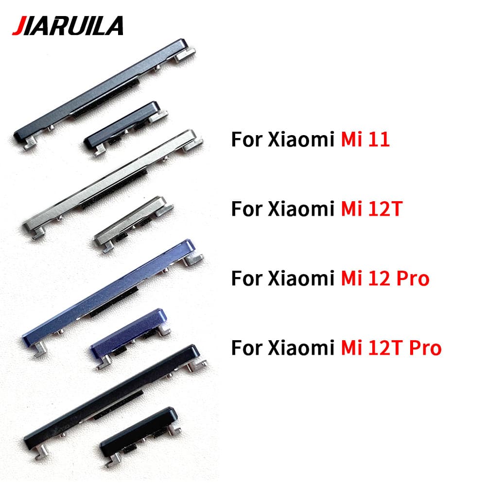ปุ่มปรับระดับเสียงไฟสําหรับ Xiaomi Mi 11 12 12T Pro ชุดอะไหล่ทดแทน - รูปที่ 1