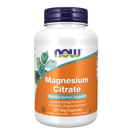 Now Foods, Magnesium Citrate, 120 Veg Capsules - รูปที่ 1