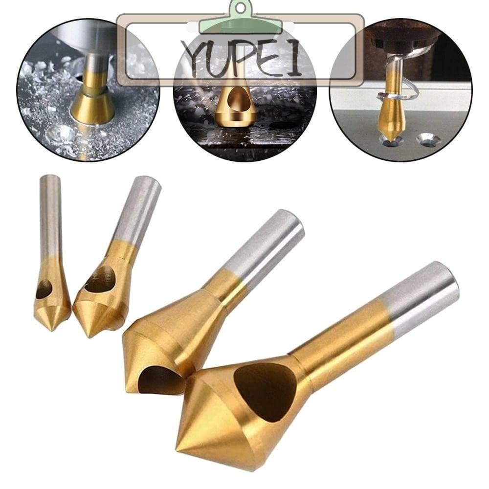 Yupei เคาน์เตอร์อ่างล้างจานเจาะบิตมัลติฟังก์ชั่เปิด Deburring Center เจาะ Bits Chamfer น่าเบื่อเจาะ Bit 90 องศา Countersink เจาะ Bits - รูปที่ 1