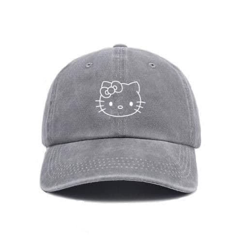 [คลังสินค้าพร้อม] hello kitty Hat หญิง hallo hello kitty Washing Cap Face Showing Little hello kitty หมวกบังแดดเบสบอลหมวกนักเรียนสินค้าสํานักงานของขวัญ - รูปที่ 1