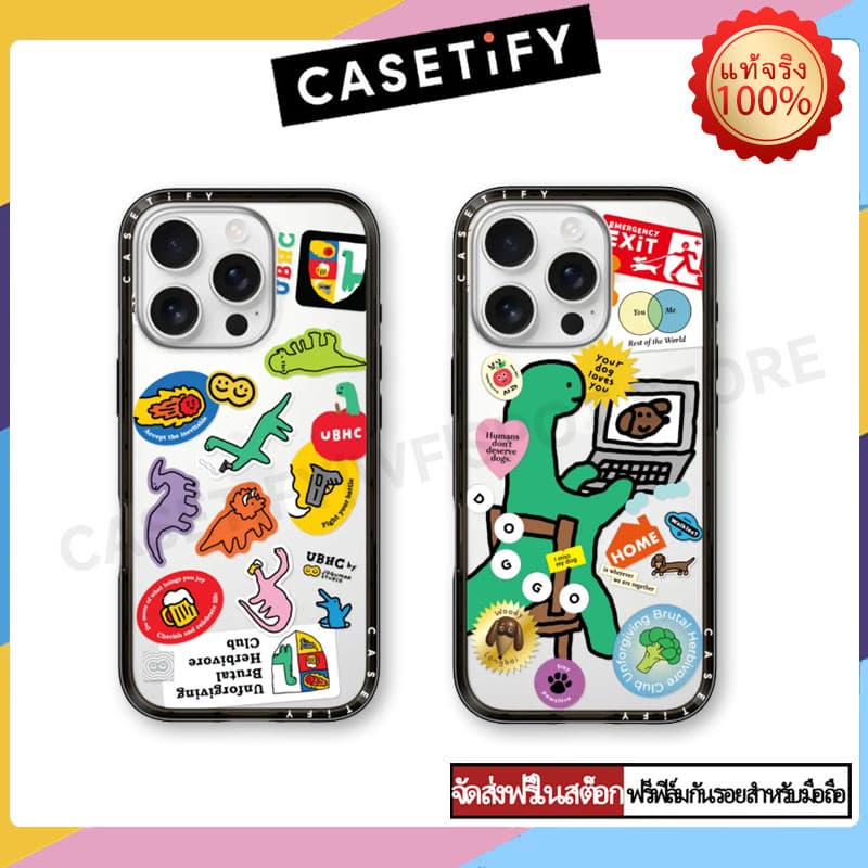 [จองเลยตอนนี้]CASETiFY ไดโนเสาร์ตัวน้อย เคสกันกระแทกรุ่น iPhone 16/16Pro/16ProMax/15/15Pro/15ProMax/14Pro/14ProMax/14 - รูปที่ 1