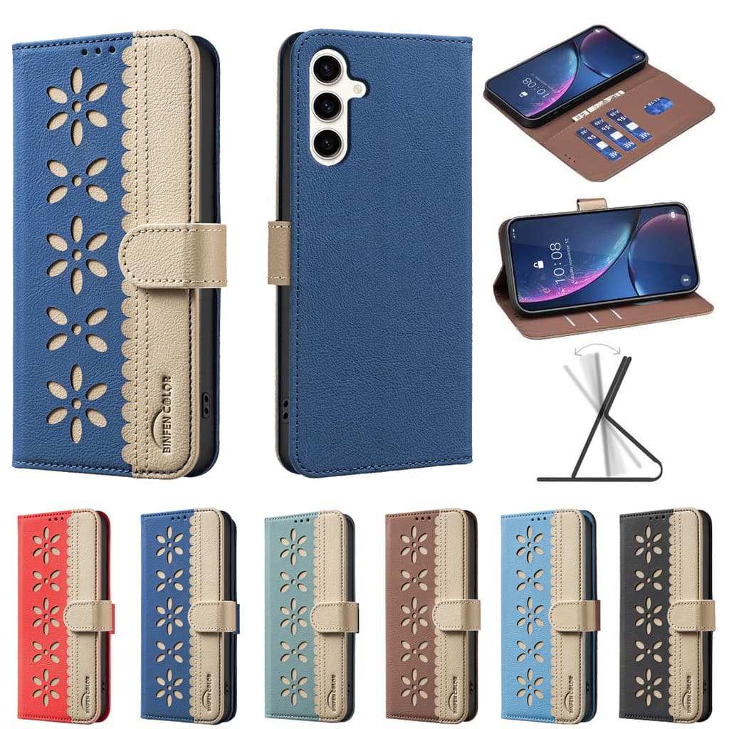 กรณีพลิกสําหรับVivo Y12 Y12s Y12A Y15 Y17 Y20 Y20s GD Y20i Y21 Y21s Y21T Y22 Y22s Y27 RFID Blocingป้องกันดอกไม้PUหนังกันชนช่องใส่การ์ด - รูปที่ 1