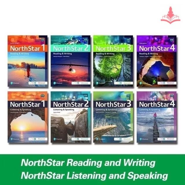 หนังสือเรียนและสมุดงานสำหรับนักเรียนมัธยมปลายและเด็ก—Students Textbook Workbook “NorthStar 5nd Edition Reading&Writing/ Listening&Speaking Level 1/2/3/4” - รูปที่ 1