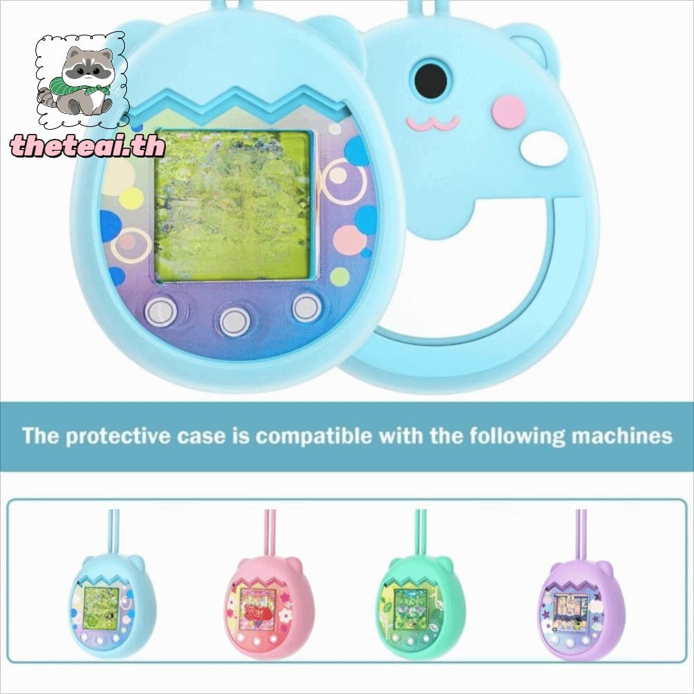 ฝาครอบป้องกันซิลิโคน THETEAI สําหรับ Tamagotchi Pix ฝาครอบสัตว์เลี้ยงอิเล็กทรอนิกส์กันกระแทกพร้อมสายคล้องมือฝาครอบป้องกันรอยขีดข่วนสําหรับ Tamagotchi Pix อุปกรณ์เสริม - รูปที่ 1