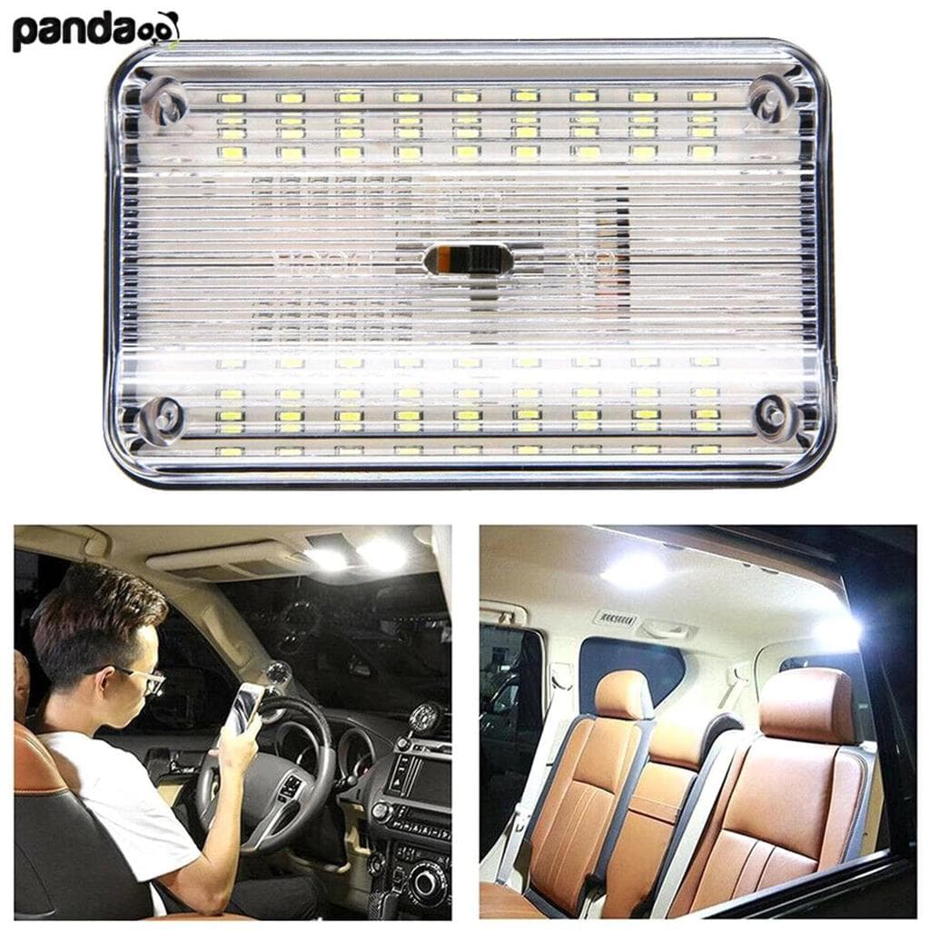ไฟหลังคาภายในรถ 12V 36 หลอดไฟ LED สีขาวเพดานรถ LED โคมไฟ SHOPQJC6286 - รูปที่ 1