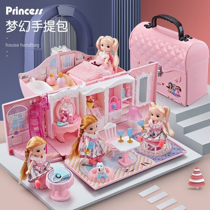 สินค้าใหม่พร้อมสต็อกของเล่นสาวน้อยเล่นบ้านอนุบาลเฟอร์นิเจอร์ที่รักห้องสโนว์ไวท์เฟอร์นิเจอร์ตุ๊กตาบาร์บี้ชุดเต็ม20251124 - รูปที่ 1