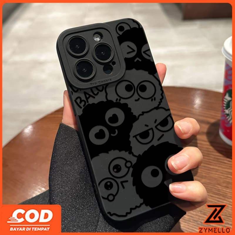 เคสสําหรับ OPPO Reno14F Reno14 Pro Reno 13F Reno13 Pro Reno12 F Reno 11F Reno10 Reno8Z Reno7Z Reno8T Reno5 Reno4 Reno6z การ์ตูนสไตล์ มีสไตล์ มีซับใน รูปถ่านหินกันกระแทก TPU pho - รูปที่ 1