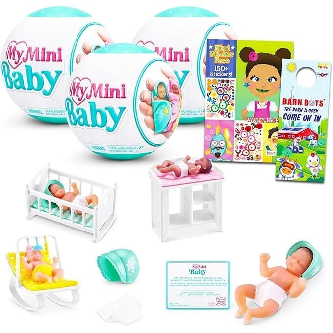 Zuru 5 Surprise Mini Brands Toys My Mini Baby Surprise Doll Cute Gift Miniature Toy - รูปที่ 1