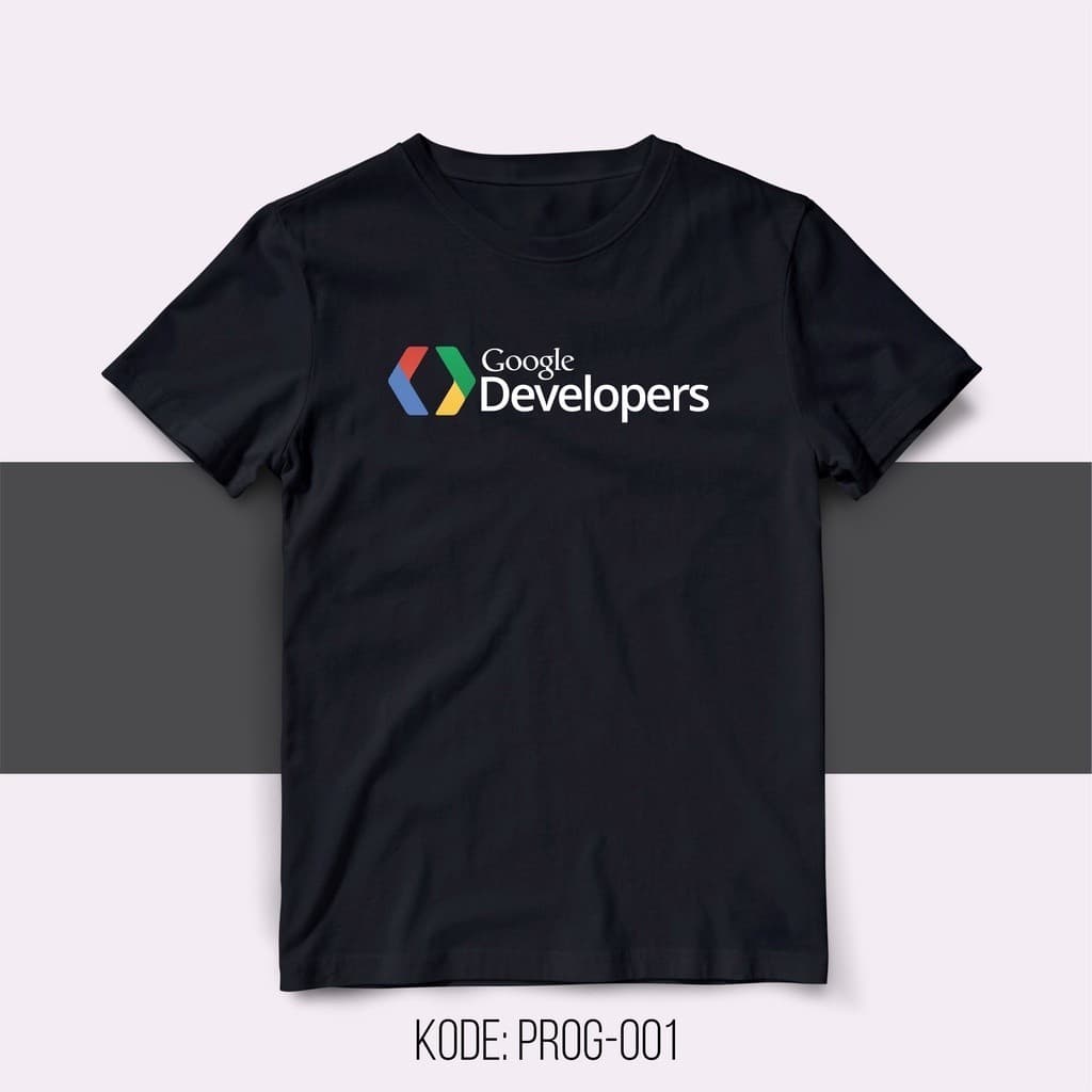 [100% Cotton] 2024?【hot tshirts】เสื้อโปรแกรมเมอร์ - GOOGLE DEVELOPER สําหรับผู้ชาย S-5XL - รูปที่ 1