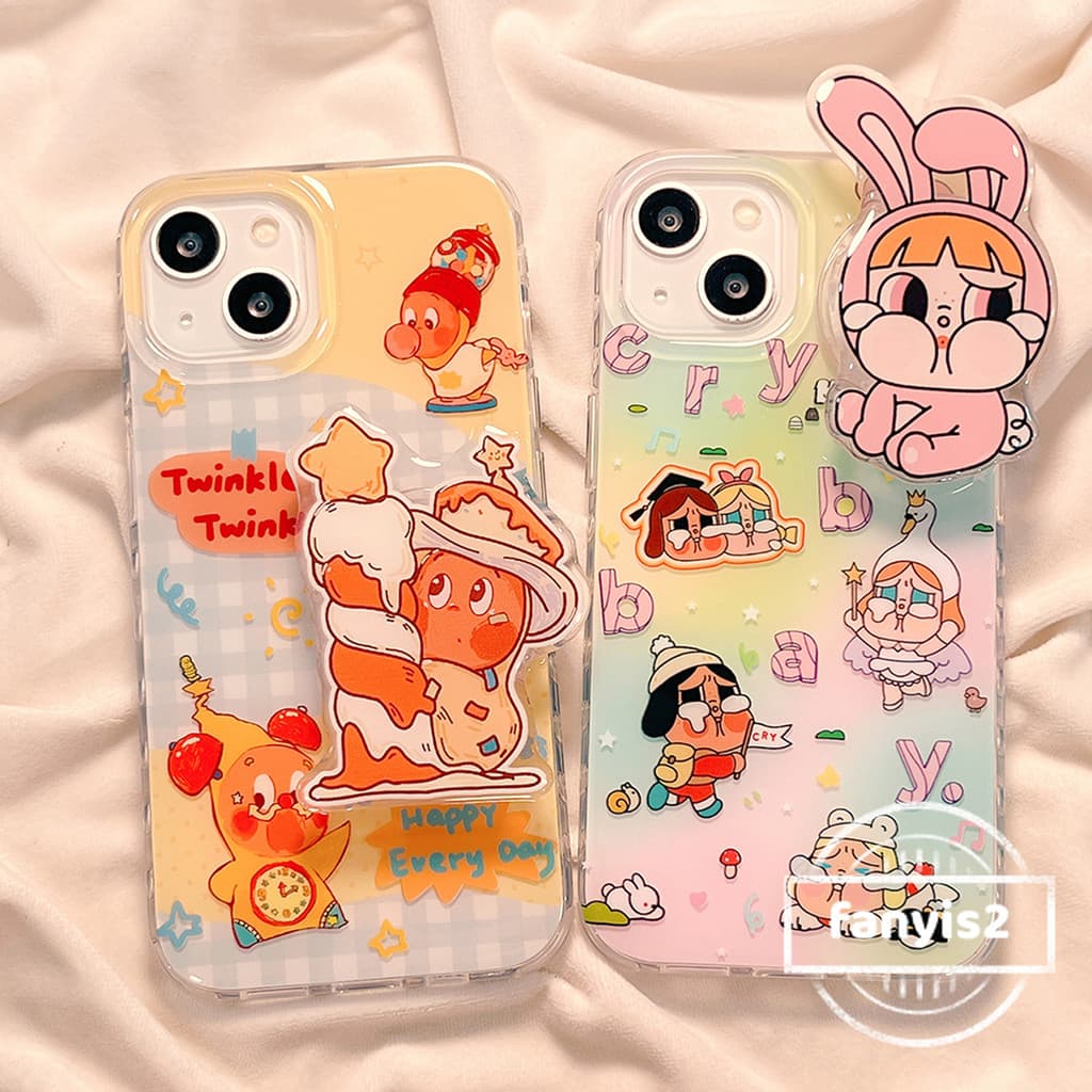 สําหรับRedmi 14C 13C 13 12C 12 10C 10 9A 9T 9C 10Aหมายเหตุ 14 13 12 11 10 9s Pro Cartoon Crybabyเคสโทรศัพท์Clear Soft Cover - รูปที่ 1