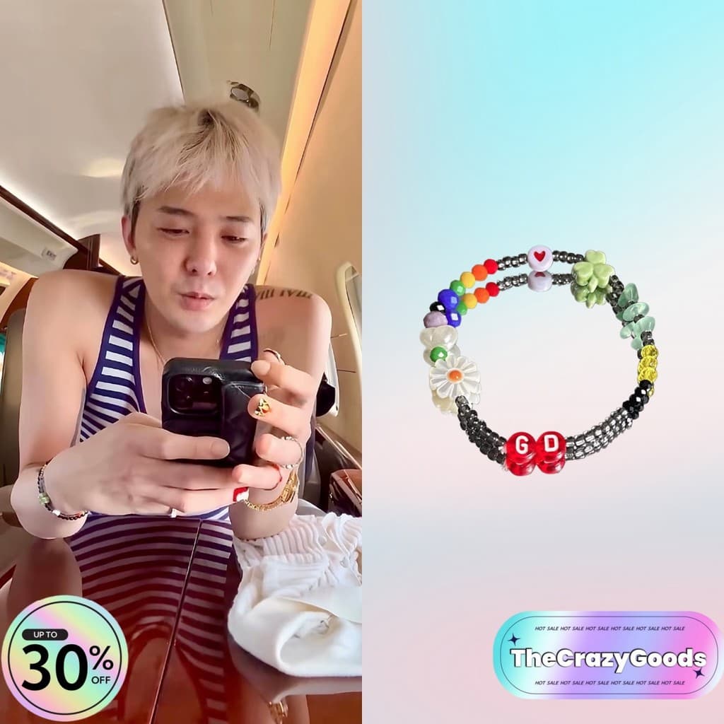 ?Spot Goods?G-Dragon same style Birthday Daisy bracelet BIGBANG 20th anniversary  bracelet - รูปที่ 1