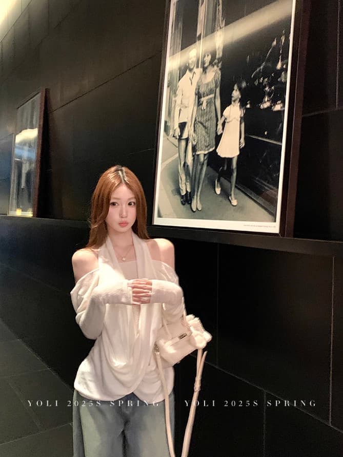 เสื้อยืดแขนยาวสไตล์ฝรั่งเศสสำหรับผู้หญิง ฤดูใบไม้ร่วง แบบหลวมสวมใส่ง่าย และเหมาะกับทุกการแต่งตัว - รูปที่ 1