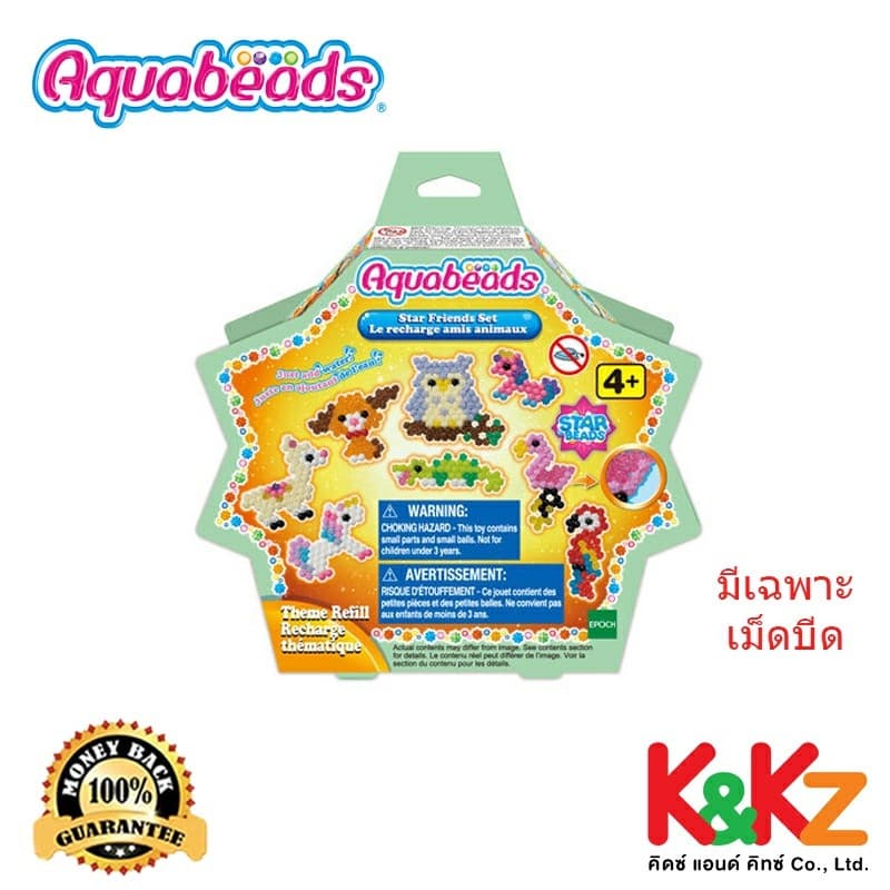 Aquabeads Star Friends Set / ลูกปัดสเปรย์น้ำ อควาบีท ชุดสตาร์ลายสัตว์ (ชุดรีฟิล) - รูปที่ 1