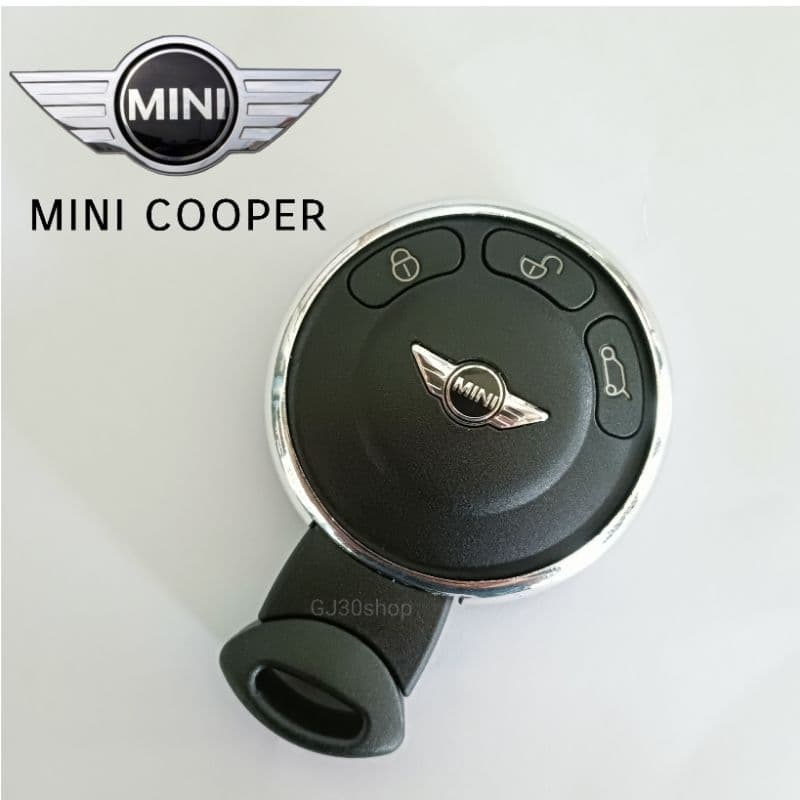 กรอบกุญแจ mini cooper กรอบรีโมท มินิคูเปอร์  (กรอบ เปล่าพร้อมดอกกุญแจ) กุญแจมินิคูเปอร์ - รูปที่ 1