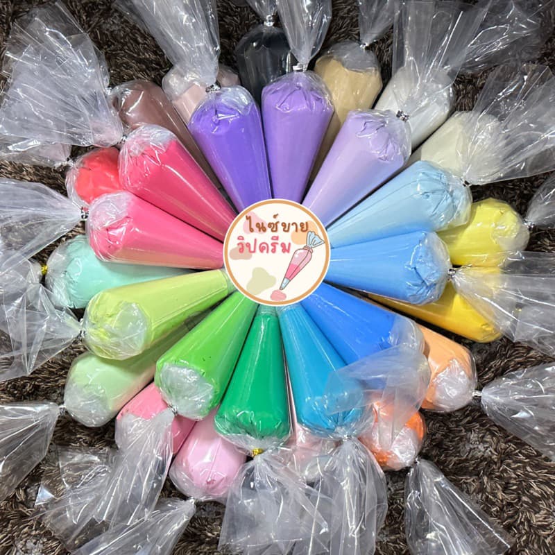 ❗แถมหัวบีบกับถุงบีบ❗พร้อมส่ง?? วิปครีมปลอมDiy - รูปที่ 1