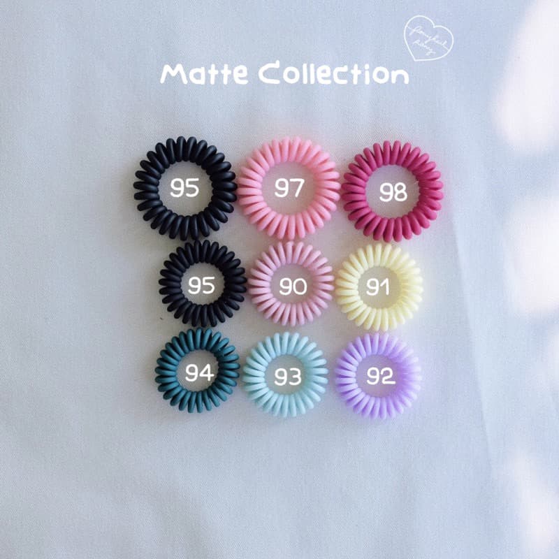 ยางรัดผม Goodeveinghairring ? Matte collection เส้นละ 49-59 ฿ - รูปที่ 1