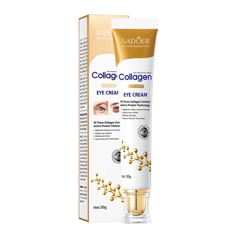 (มีส่งด่วน)SADOER Collagen Anti-AGING EYE CREAM ครีมรอบดวงตา ( สีทอง 20g. ) - รูปที่ 1
