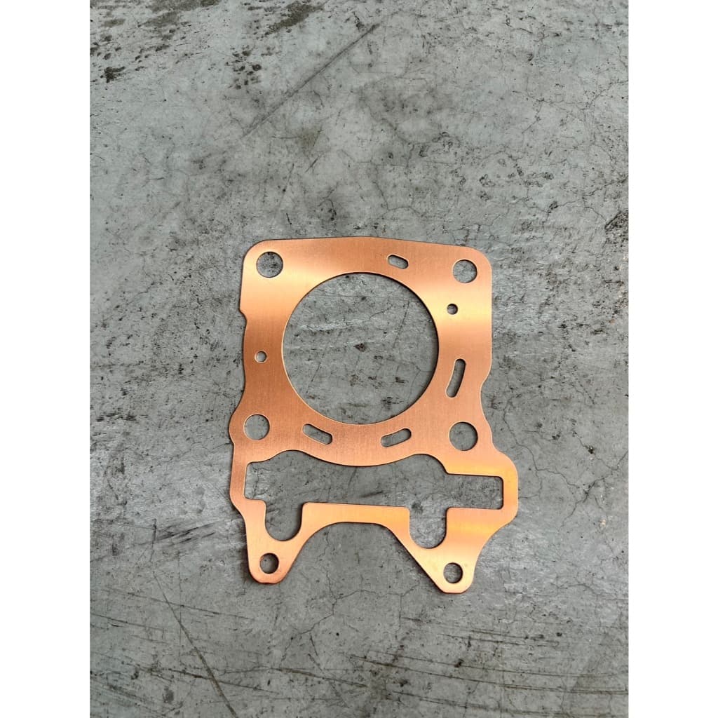 ปะเก็นฝาสูบทองแดง ปะเก็นฝาทองแดง ปะเก็นทองแดง PCX150 (2012-2017) มีตาน้ำ หนา 0.5 mm. ขนาด 58/59/60/61/62 mm. - รูปที่ 1