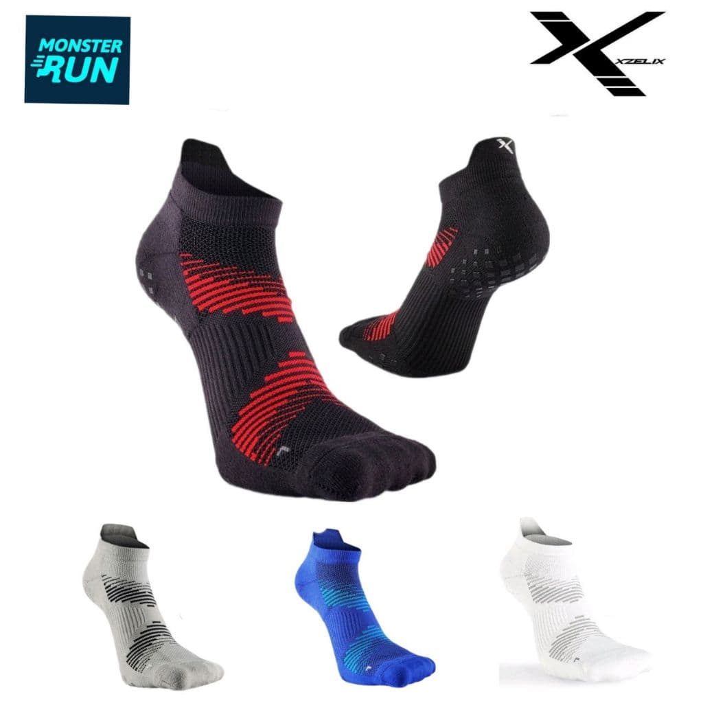 ถุงเท้ากันลื่น Xzelix Xpress Grip No Show Socks - รูปที่ 1