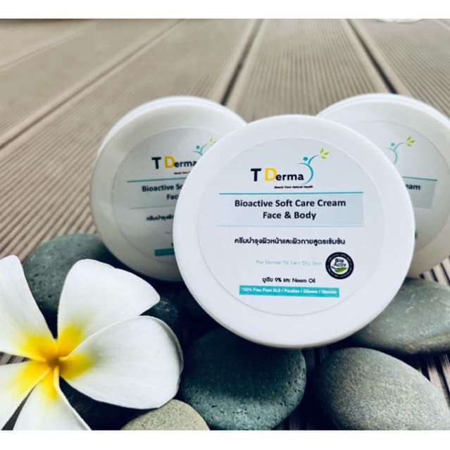T Derma BioActive Soft Care Cream Face & Body(50g) ครีมบำรุงผิวหน้า-ผิวกาย สำหรับผิงแห้งมากๆ ลอกคัน เซบเดิร์ม สะเก็ดเงิน - รูปที่ 1