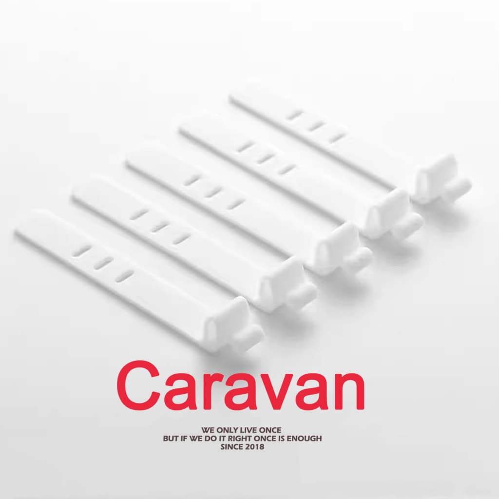 Caravan Crew (1ชิ้น) Wire Organizer Cable Tie ที่เก็บสาย สำหรับผูกสายชาร์จ หูฟัง - รูปที่ 1