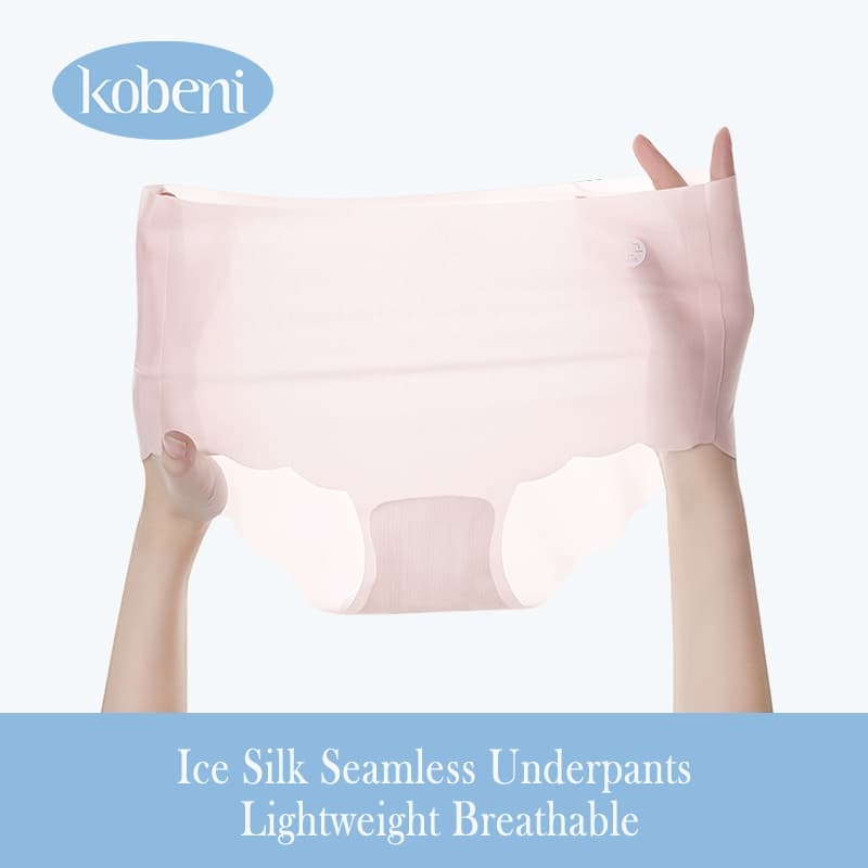 ⭐KOBENI⭐กางเกงในไร้ขอบ Ice Silk กางเกงในผู้หญิง เป้าสองชั้นระบายอากาศ นุ่มลื่น บางเบา ยืดหยุ่นได้ดีมากๆ สวมใส่สบายสุดๆ - รูปที่ 1