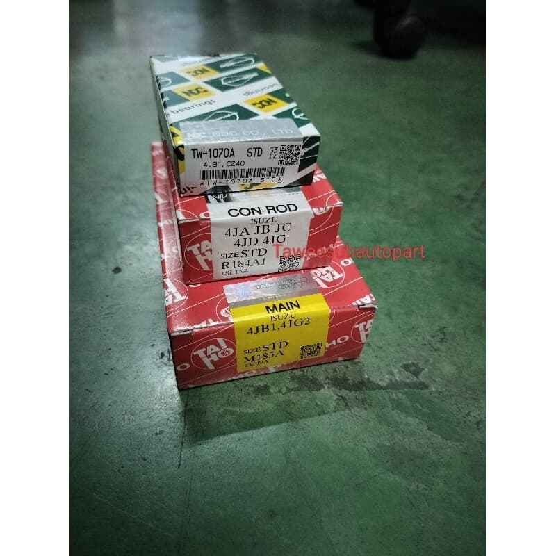 ชาร์ฟ อก ก้าน กันรุน 4JK1 (ยกชุด3อย่าง) ไซส์STD 0.25 0.50 1.00  M185A+R184A+TW1070 - รูปที่ 1