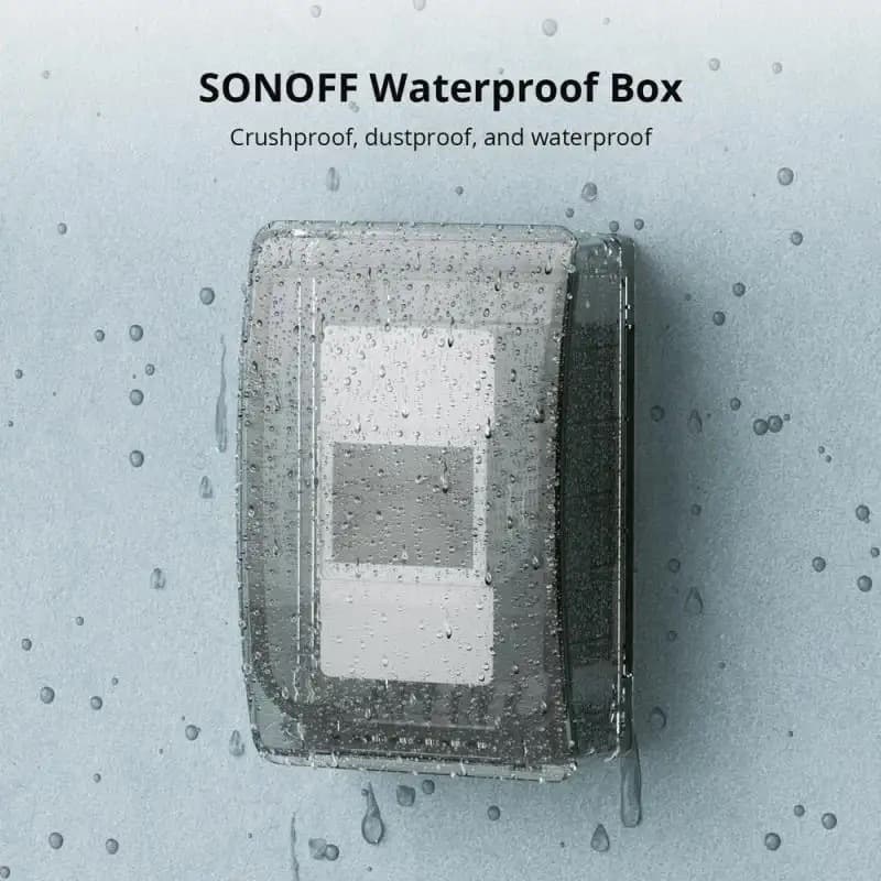 Sonoff Waterproof Box R2 กล่องกันน้ำ IP66 สำหรับอุปกรณ์ Sonoff กล่องกันน้ำรุ่นใหม่จาก Sonoff - รูปที่ 1