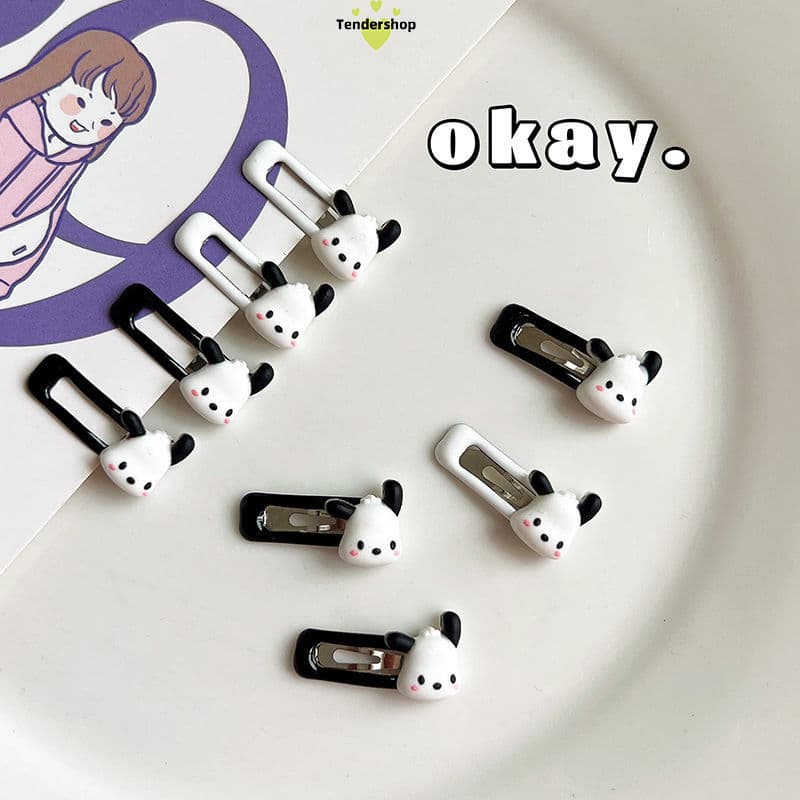 พร้อมส่งในไทย?กิ๊บติดผมSanrio Pachadog เรขาคณิต หน้าม้าคลิปด้านข้างมินิน่ารัก สไตล์ญี่ปุ่น และเกาหลี เด็กนักเรียนสำหรับผ - รูปที่ 1