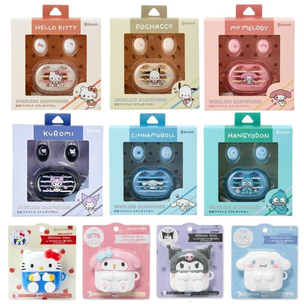 ?? ที่เก็บ Airpods Silicone  for Airpods 4 ,Airpods Pro 2 Case sanrio My Melody cinnamonroll - รูปที่ 1