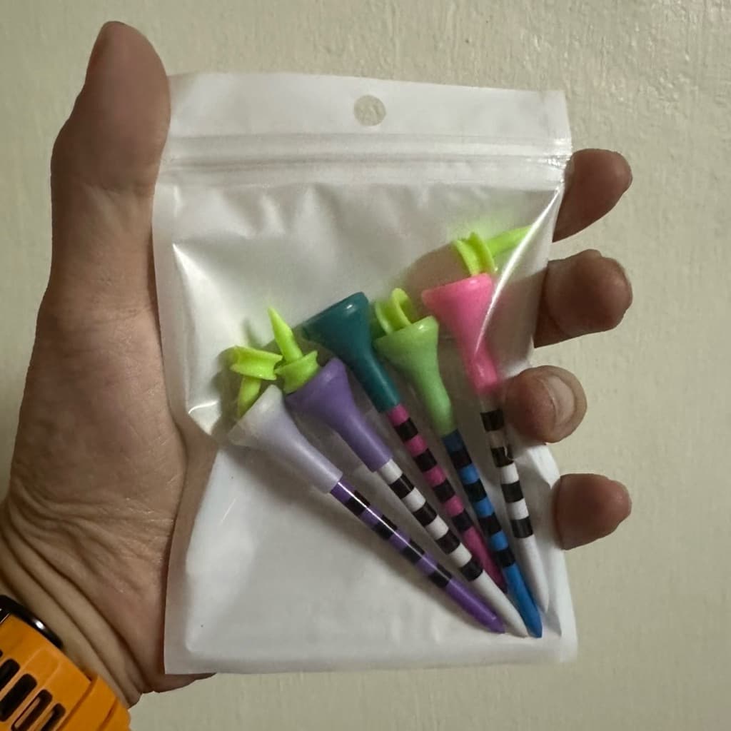 Golf Tee Mix Size - (9/15/20 ชิ้น) ทีวางลูกกอล์ฟแบบผสม ทีสั้น และทียาว - รูปที่ 1