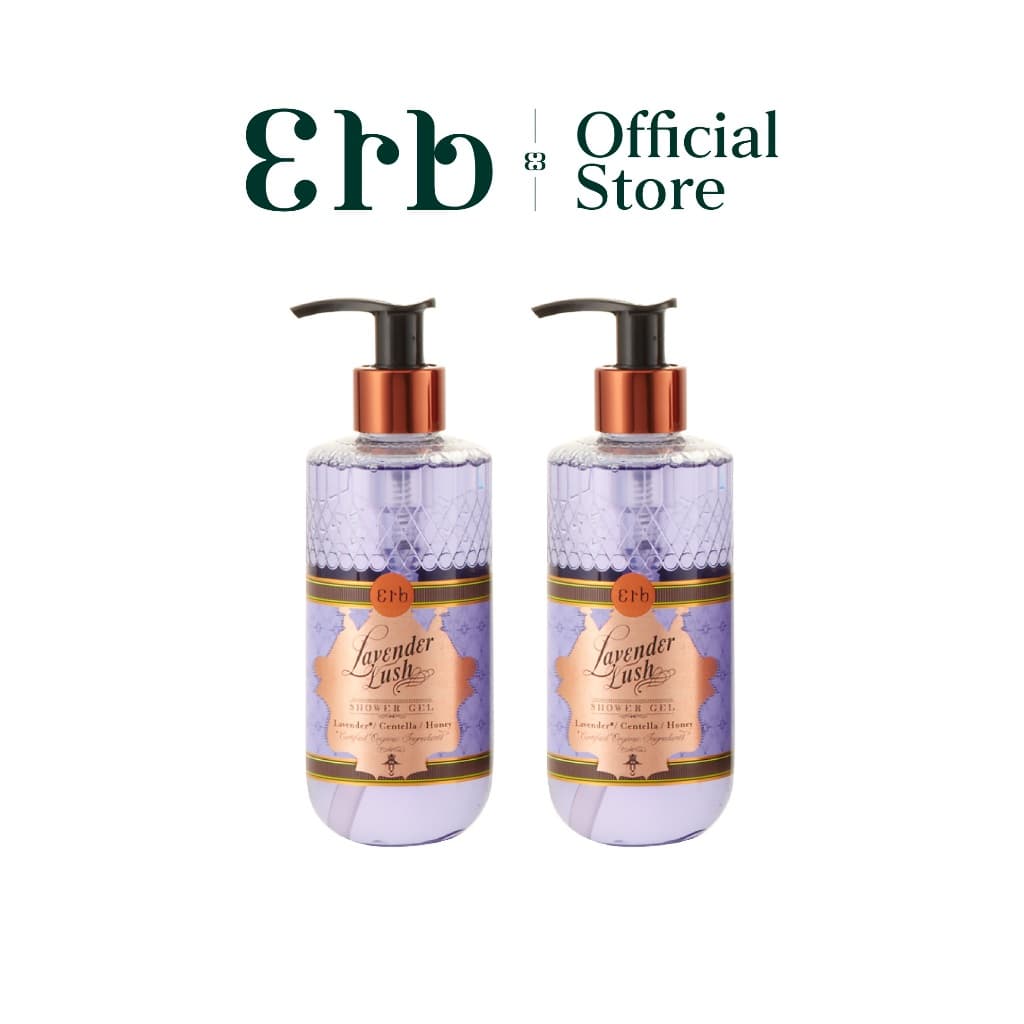 [แพ็คคู่สุดคุ้ม] Erb Double Lavender Lush Shower Gel 230 ml (2pcs) - รูปที่ 1