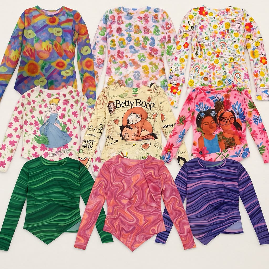 ลายใหม่!!!เสื้อแขนยาวซีทรูมีลายให้เลือกมากมาย รับSummer - รูปที่ 1