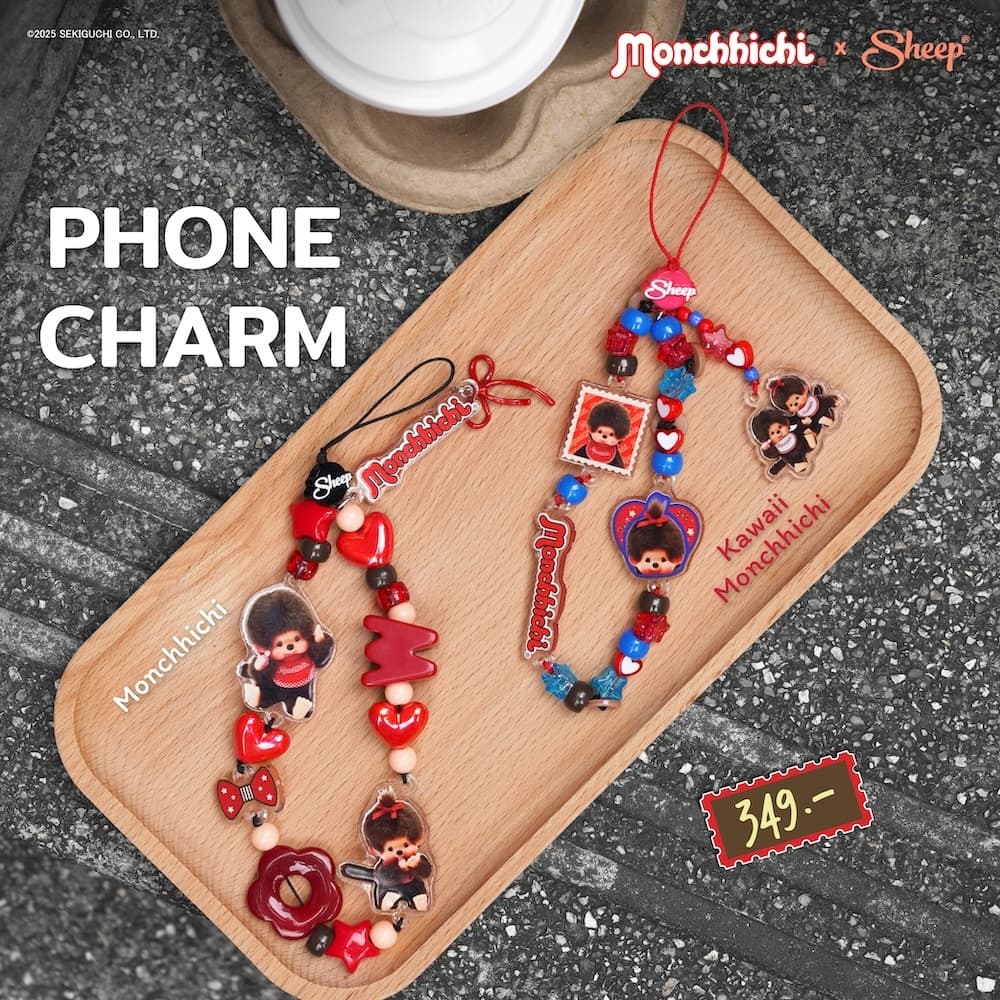 [Strap Monchhichi] Monchhichi Collection สายคล้องมือถือ Strap Phone Charm ลายมอนชิชิ ที่ห้อยโทรศัพท์ charm สายห้อยมือถือ - รูปที่ 1