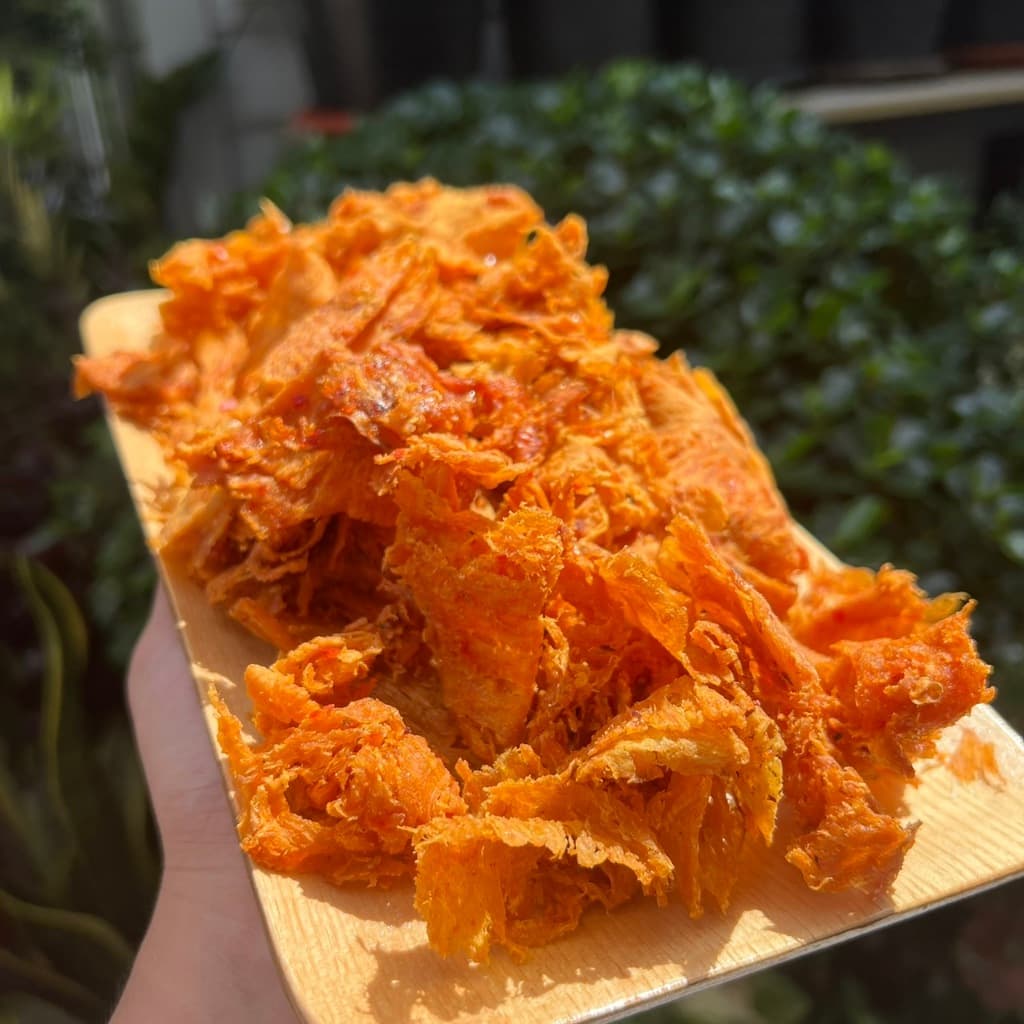 หมึกย่างบด3รส เต่าทอง อร่อยรสแซบ หอมหวาน เนื้อนุ่ม ออแกนิก ไม่ใส่สาร - รูปที่ 1