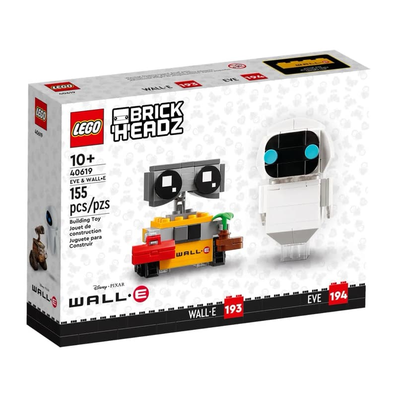 (พร้อมส่ง รับส่วนลด 10-20%) Lego BrickHeadz 40619 EVE & WALL•E เลโก้ของใหม่ ของแท้ 100% - รูปที่ 1