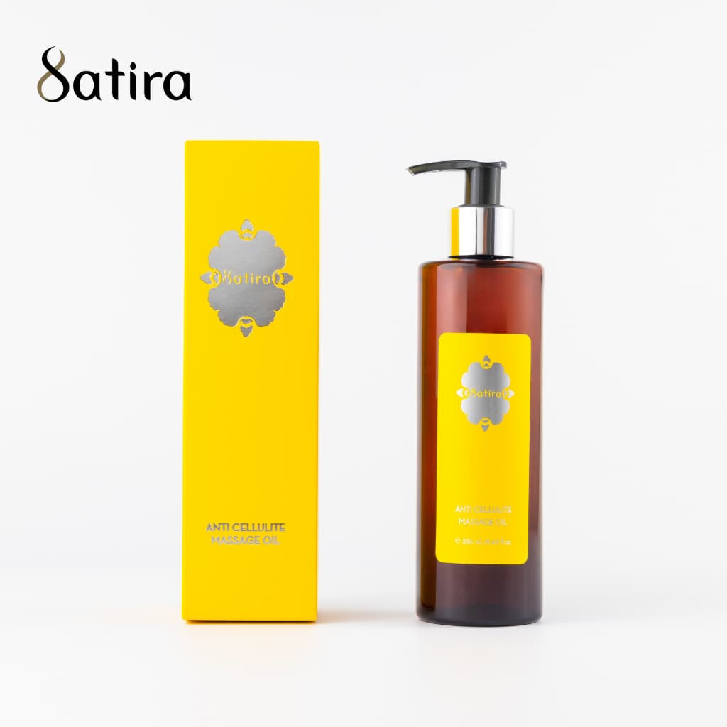 Satira Massage oil Anti Cellulite 250 ml สถิรา น้ำมันนวดผิวกาย กระชับผิว ลดรอยแตกลาย 250 มล - รูปที่ 1