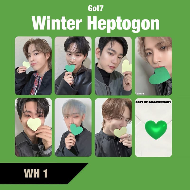 [อัพเดทพ.ค.2025]photocard โพลารอยด์การ์ด 8ใบ วงgot7 winter heptagonฟรีซองทุกใบ - รูปที่ 1