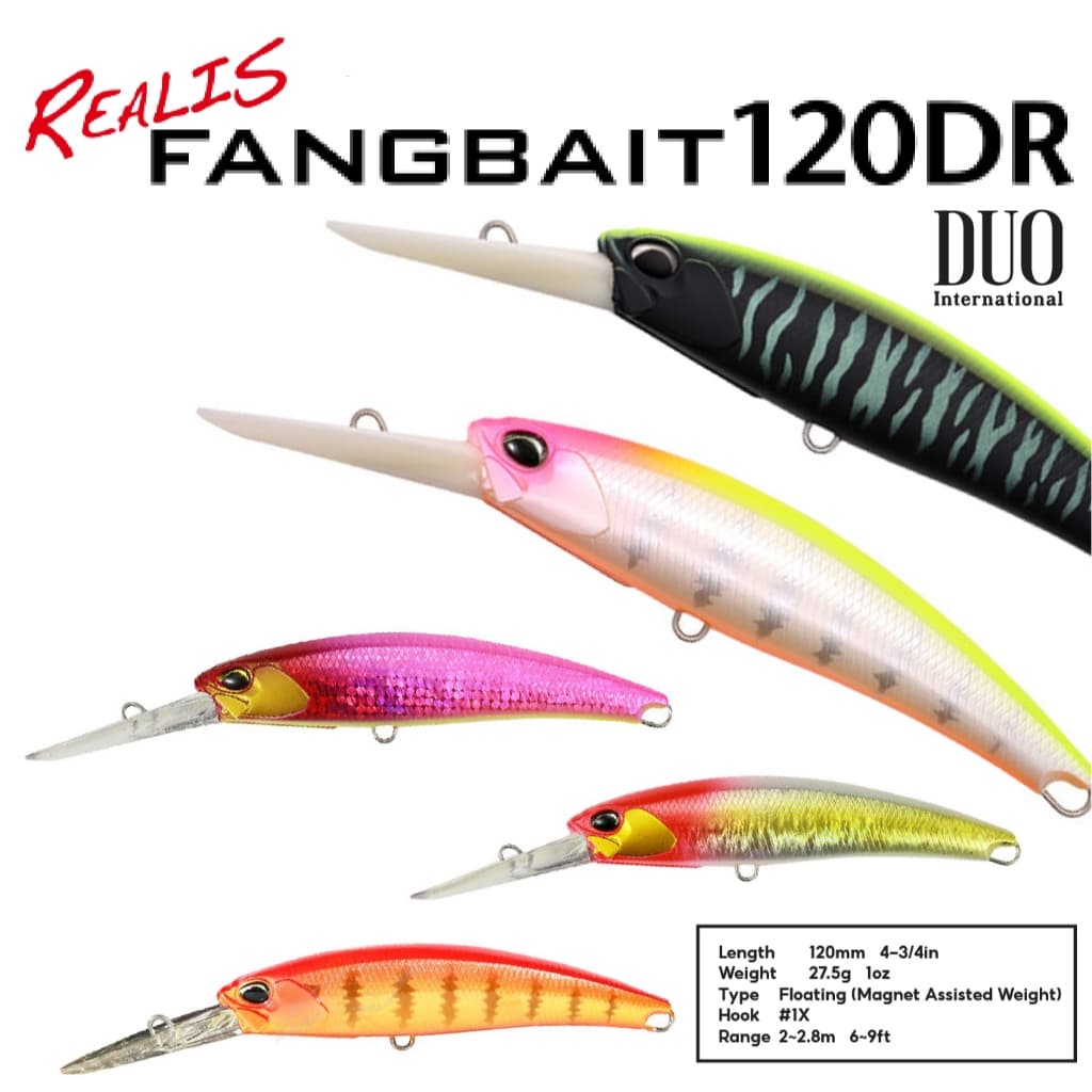เหยื่อปลอม DUO Fangbait 100-120DR SW - รูปที่ 1
