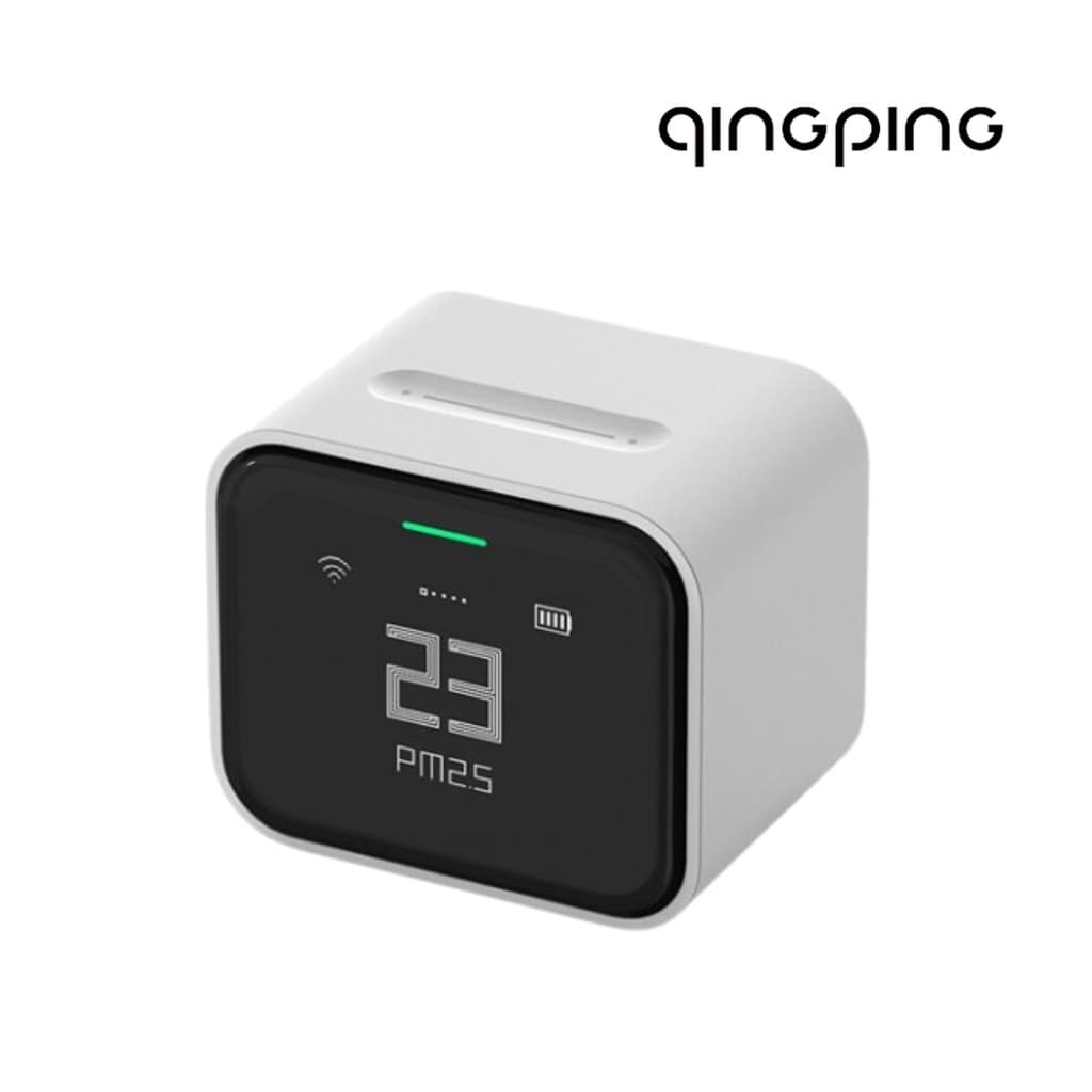 Qingping เครื่องวัดคุณภาพอากาศ รุ่น QP Lite Air Quality Monitor วัดฝุ่น PM2.5 PM10 CO2 อุณหภูมิ และความชื้น - รูปที่ 1