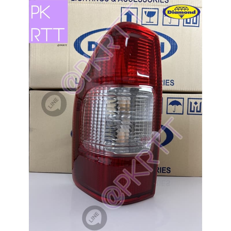 ไฟท้าย อีซูซุ ดีแม็ก รุ่นแรก ISUZU DMAX 2002- 2006 ชุดไฟท้าย เสื้อไฟท้าย  ดีแม็ค ดีแมก D max ตราเพชร ไดมอนด์ Diamond - รูปที่ 1