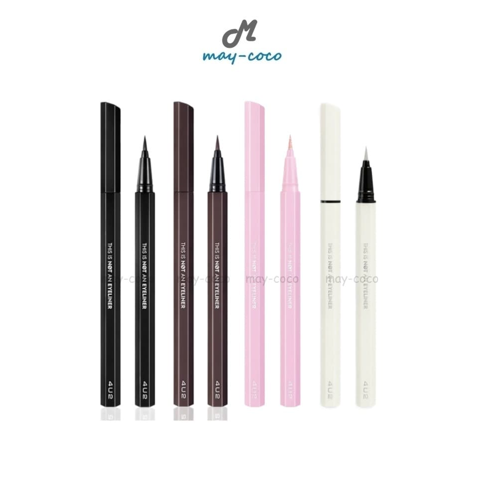 ถูก/แท้/มีไลฟ์ มีสีใหม่ อายไลน์เนอร์ 4U2 This Is Not An Eyeliner อายไลเนอร์ กันน้ำ ติดทน เขียนขอบตา - รูปที่ 1