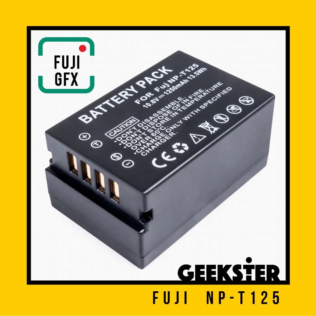 แบต ฟูจิ  GFX 50S 50R 100 / ( NP-T125 / NPT125 / T125 FUJI Battery / แบตเตอรี่ ) - รูปที่ 1