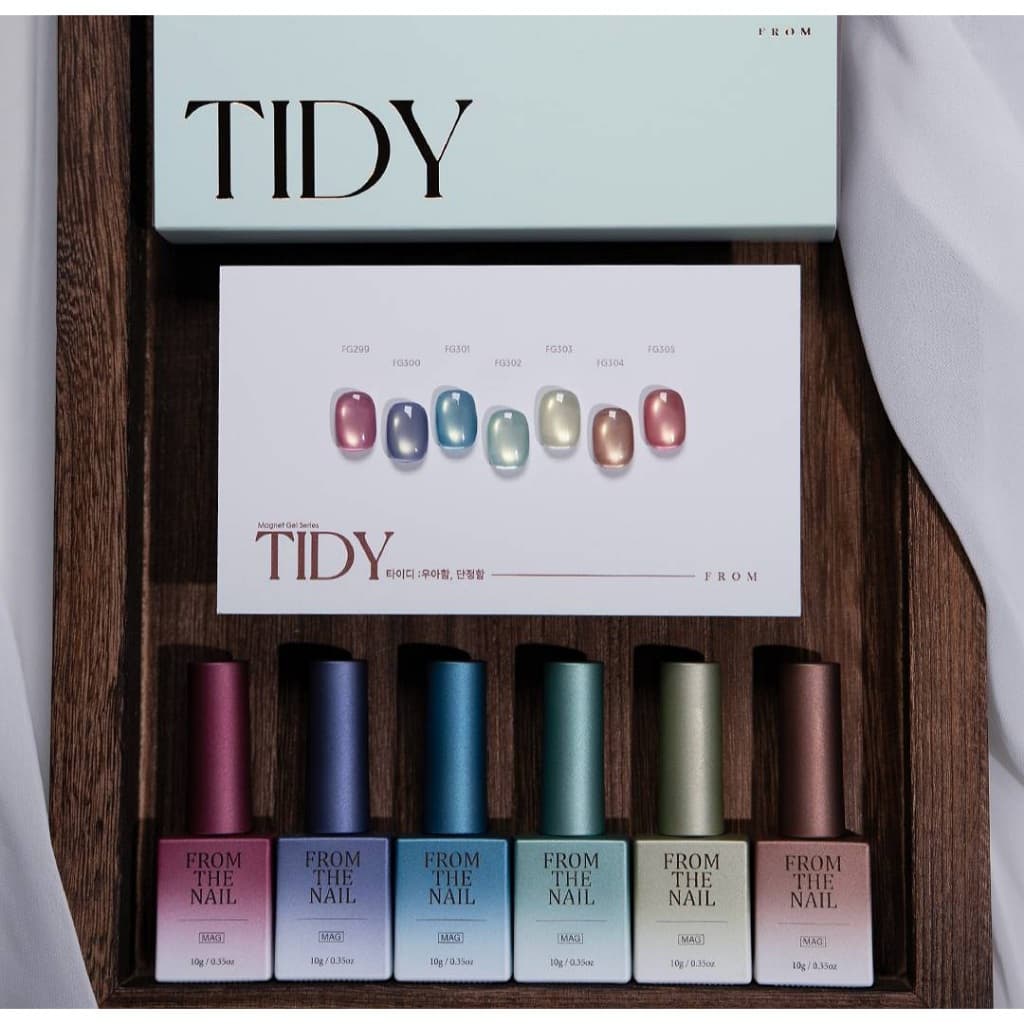 เซตสีเจล FROM THE NAIL?? Tidy collection cateye satin 7สีลูกแก้ว FG299-305 ของแท้??พร้อมส่ง - รูปที่ 1