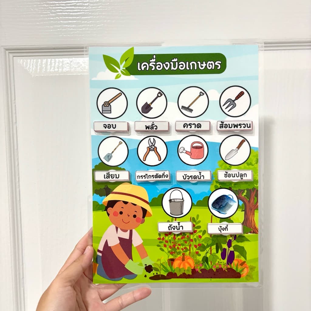 “เครื่องมือเกษตร” สื่อการสอนการงานอาชีพ - รูปที่ 1