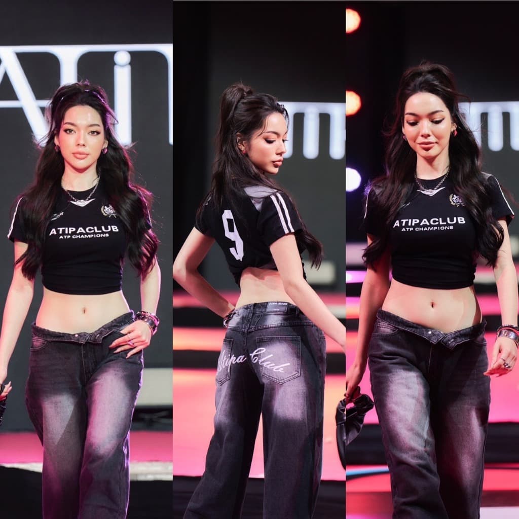 Atipashop - ATIPA VICTORY TOP เสื้อยืด แขนสั้น คอกลม สกรีนลาย ผ้ายืดนุ่มเด้ง ใส่สบาย - รูปที่ 1